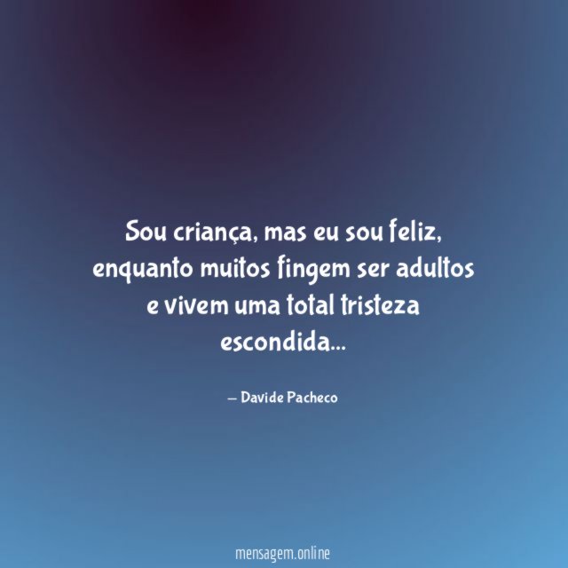 Sou criança