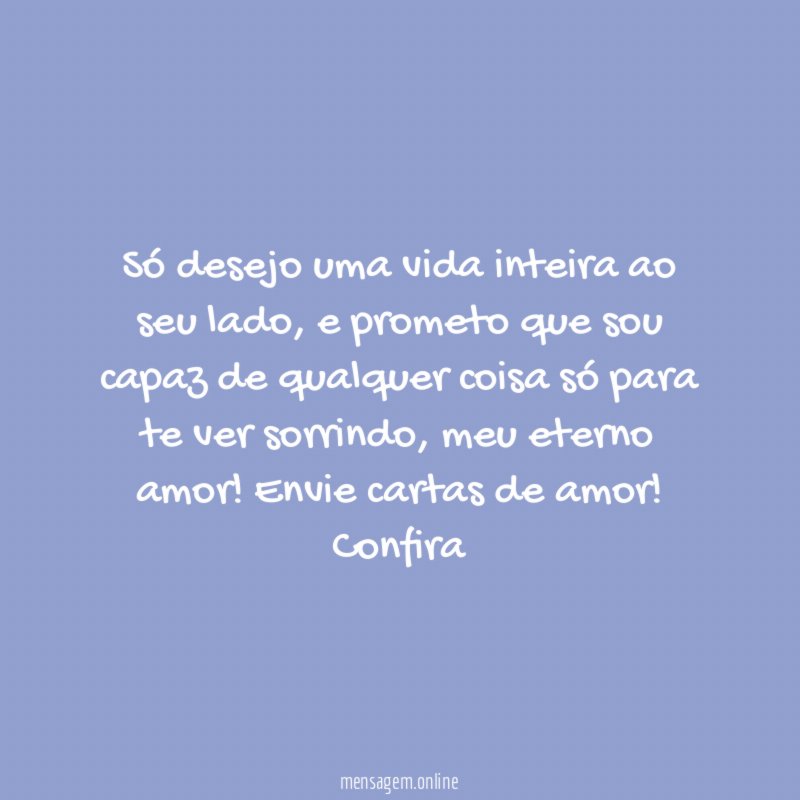 Uma vida inteira contigo