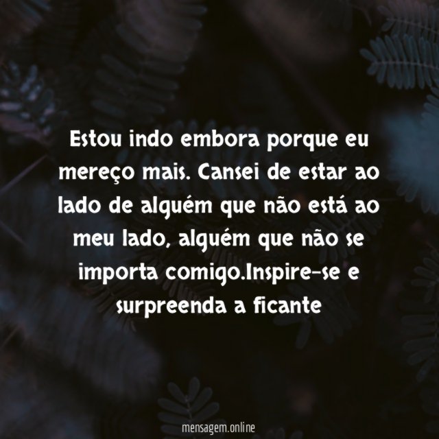 Mereço mais