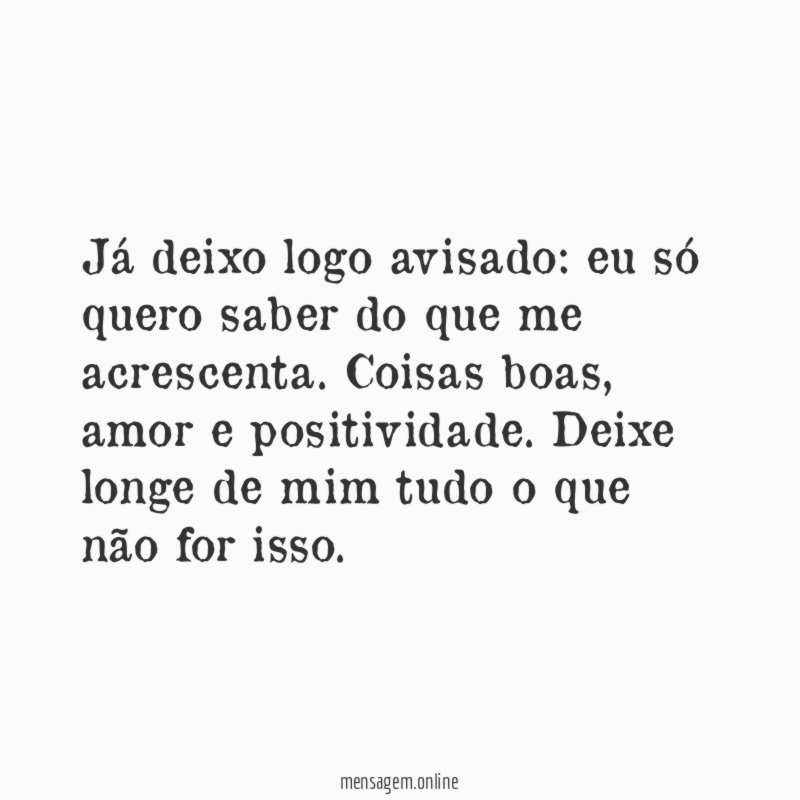 O que me acrescenta