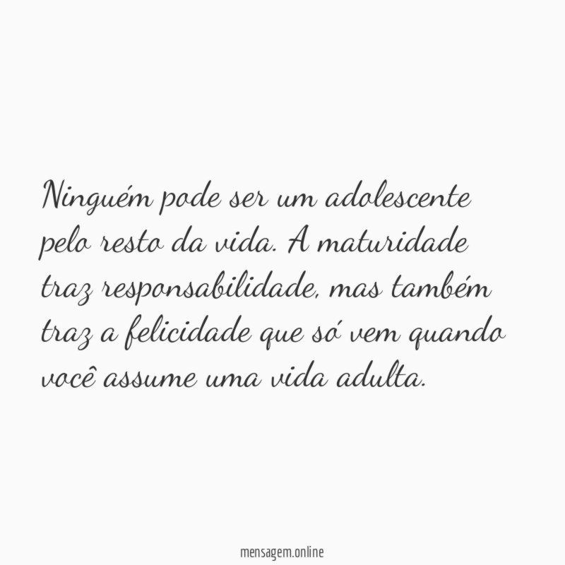 Maturidade