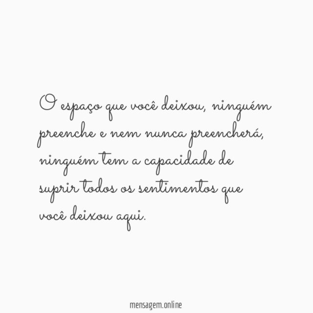 Ninguém preenche