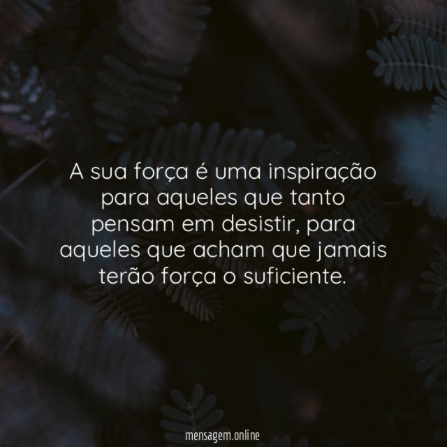 Sua força