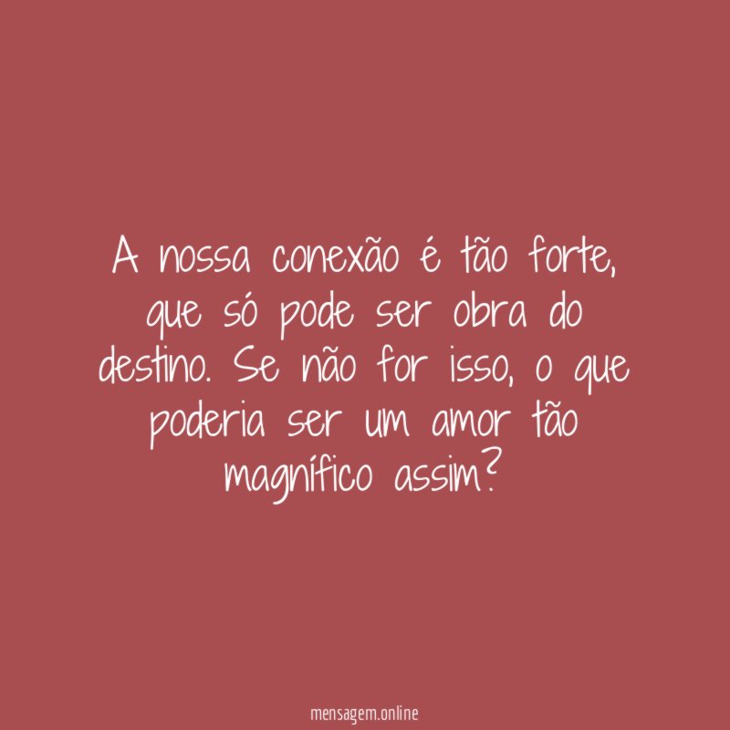 Obra do destino