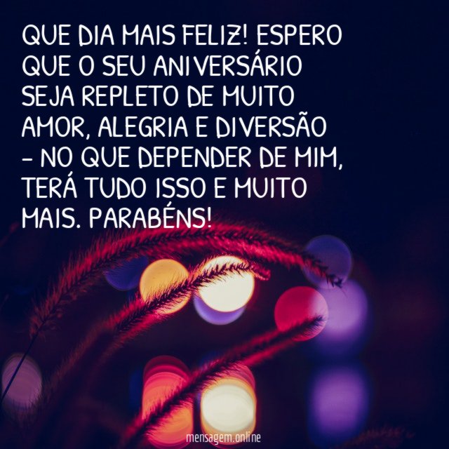 Parabéns!