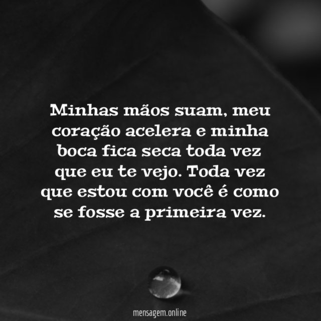 Meu coração acelera com você