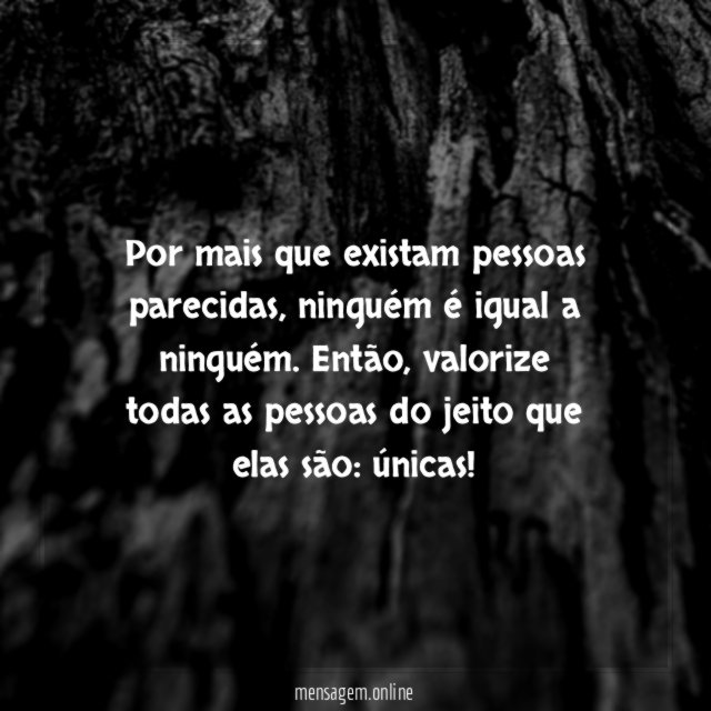 Ninguém é igual