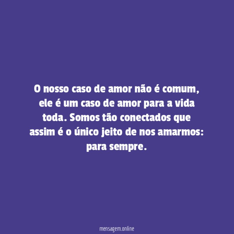 Um amor para a vida toda