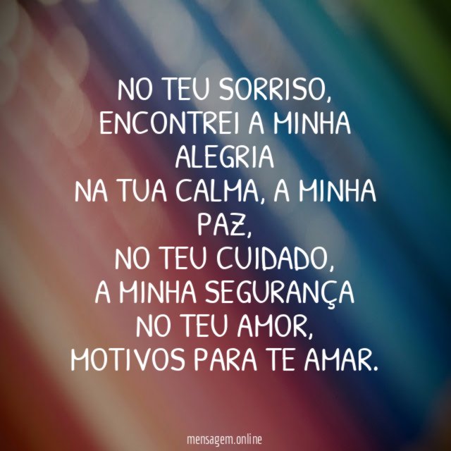 No teu sorriso