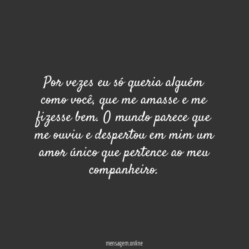 O mundo me ouviu