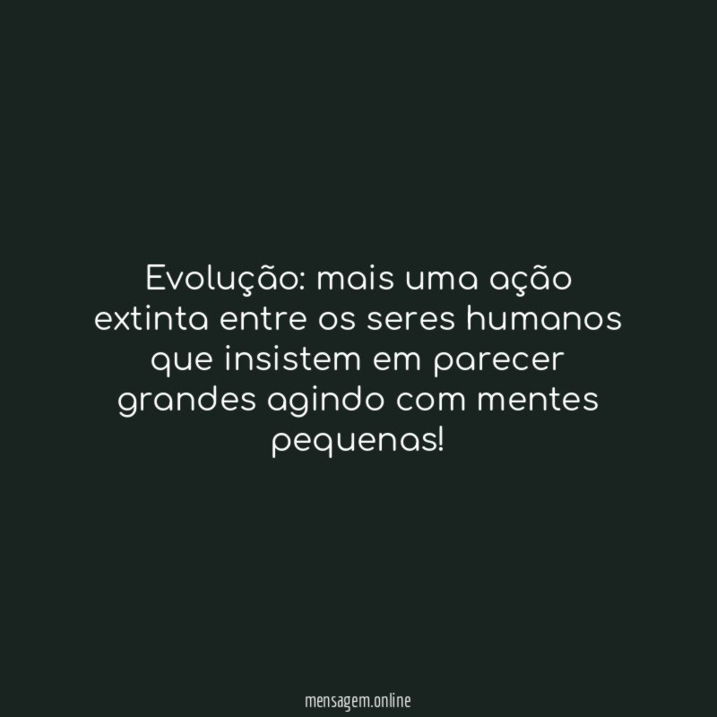 Evolução