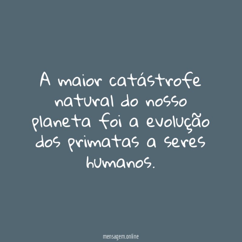 A maior catástrofe natural do nosso planeta foi