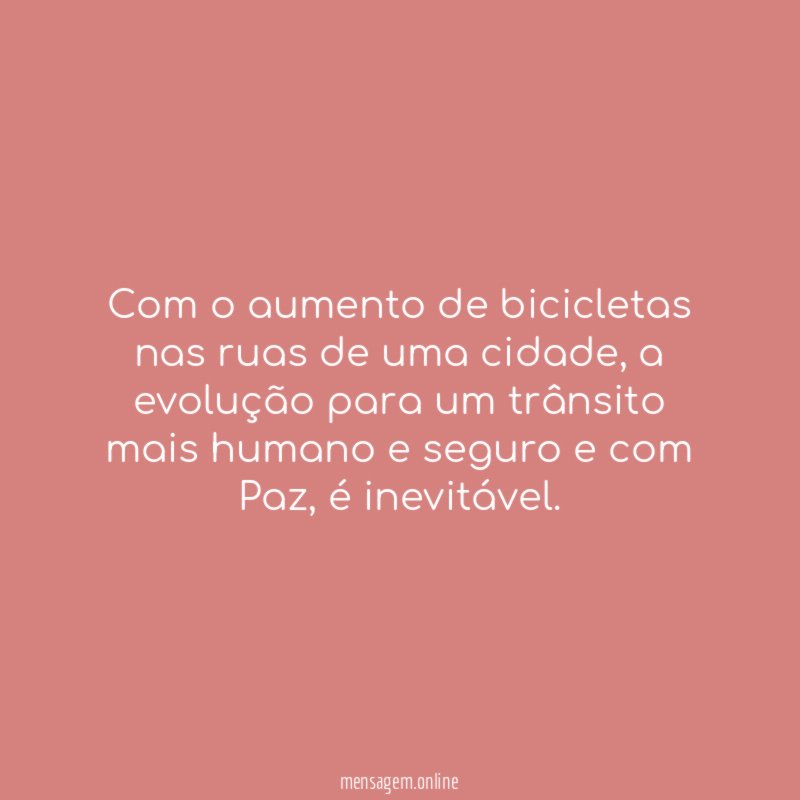 Com o aumento de bicicletas nas ruas de uma cidade
