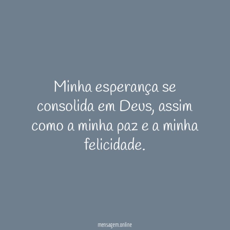 Deus é a minha base para a vida!