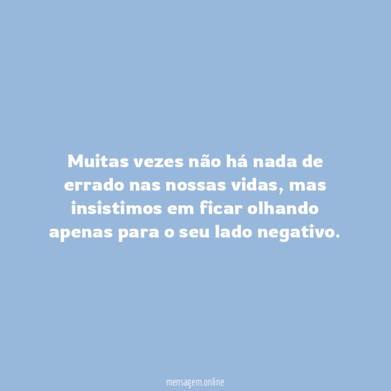 O que há de errado