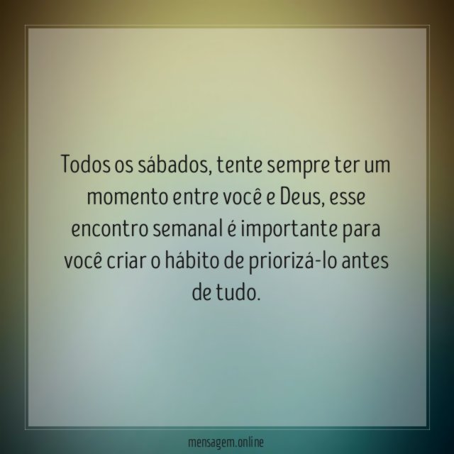 Um momento entre você e Deus