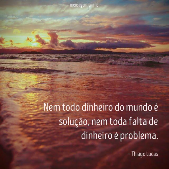 Nem todo dinheiro do mundo é solução