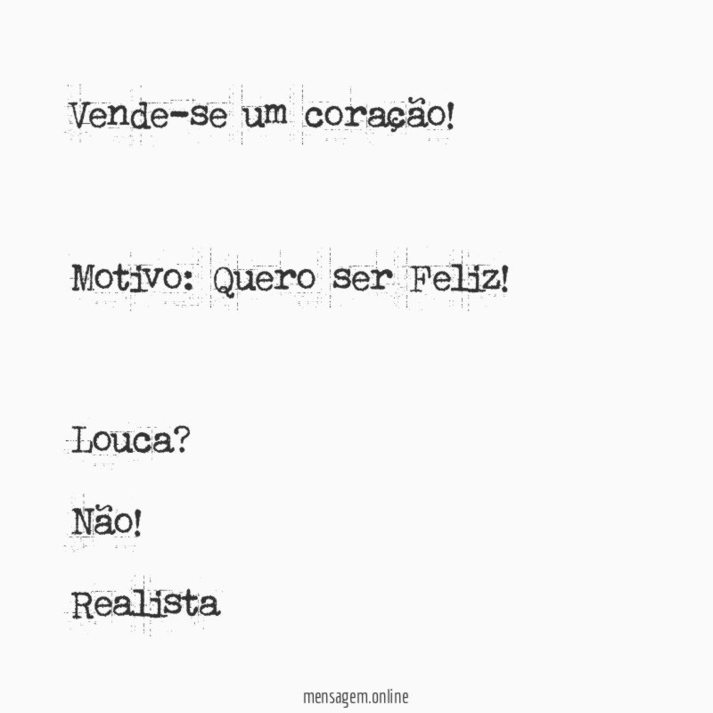 Vende-se um coração