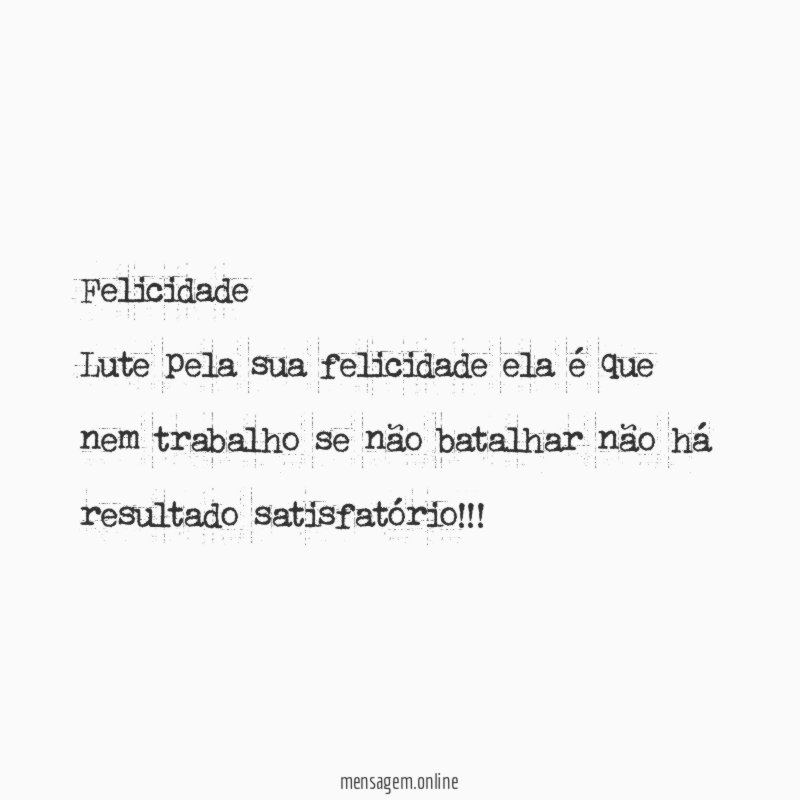 Felicidade