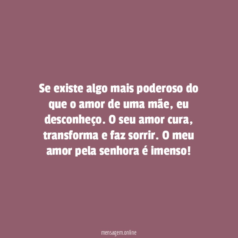 Amor de mãe