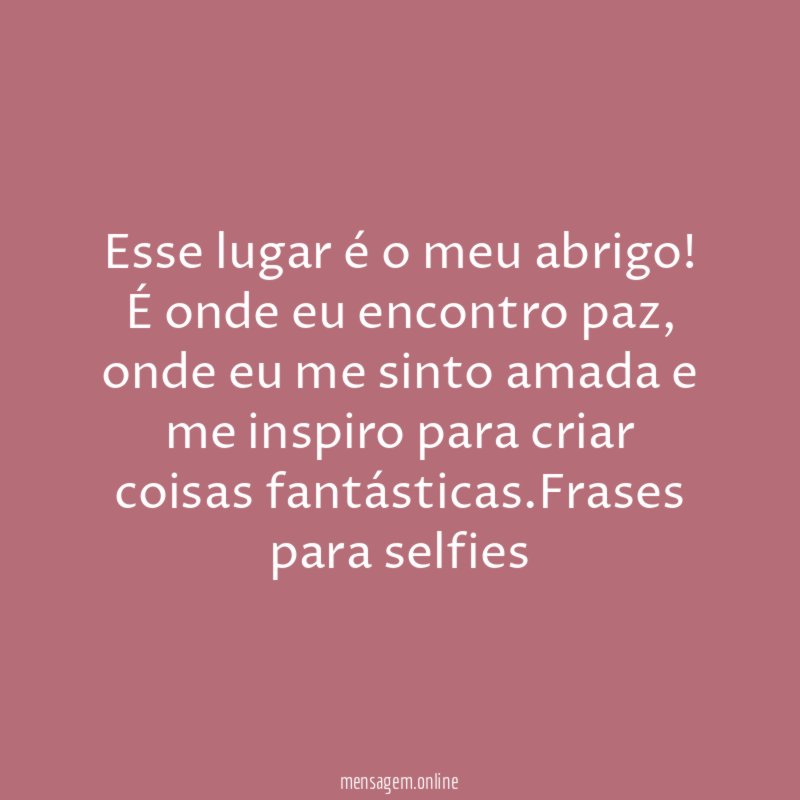 Meu refúgio