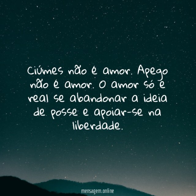 Amor é liberdade