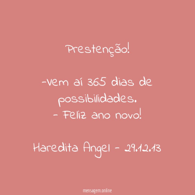 Prestenção!