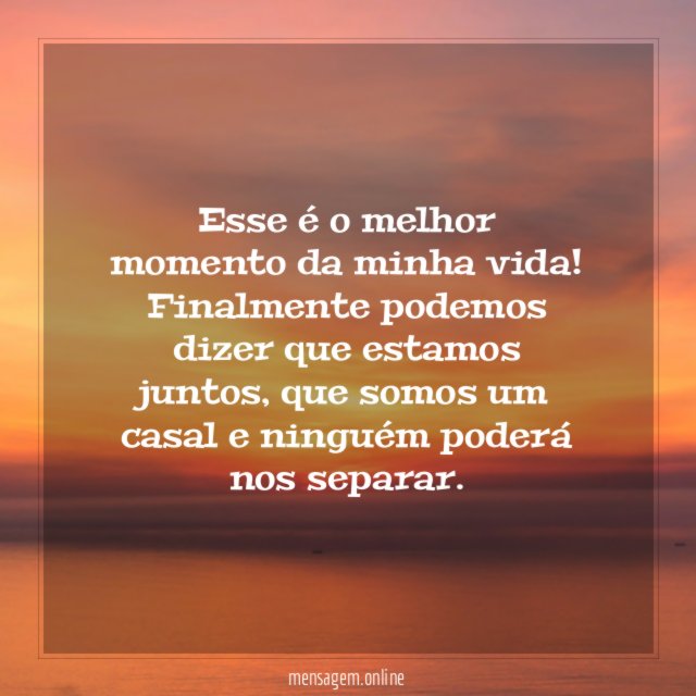 Melhor momento