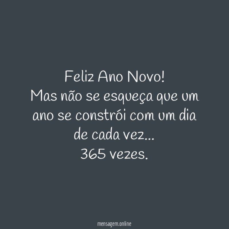 Feliz Ano Novo