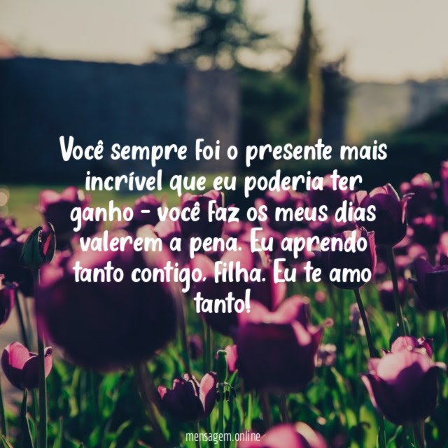 Você sempre foi meu presente