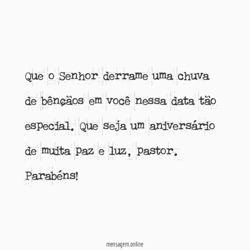 Muitas bênçãos