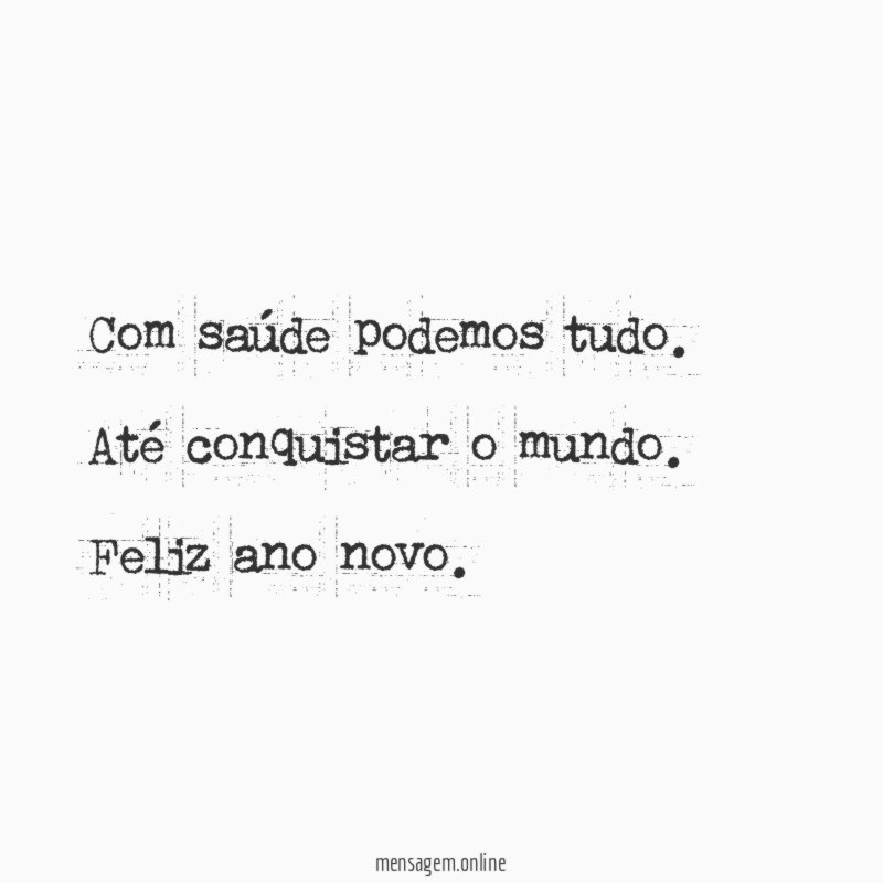 Com saúde podemos tudo