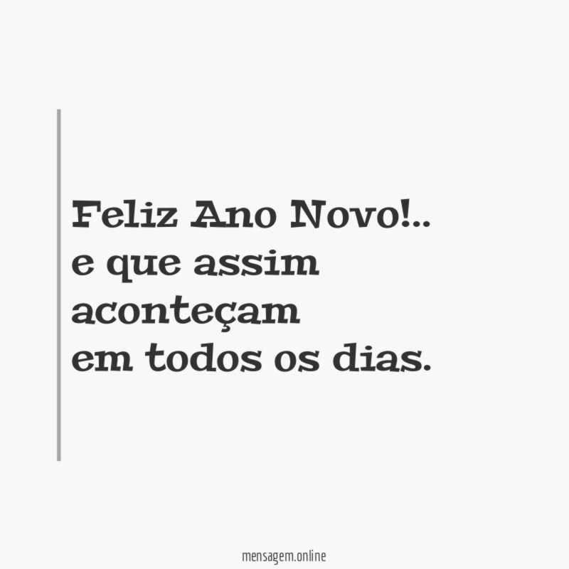 Feliz Ano Novo