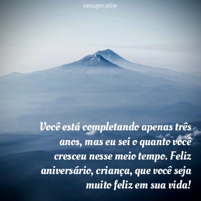 Feliz aniversário, criança!