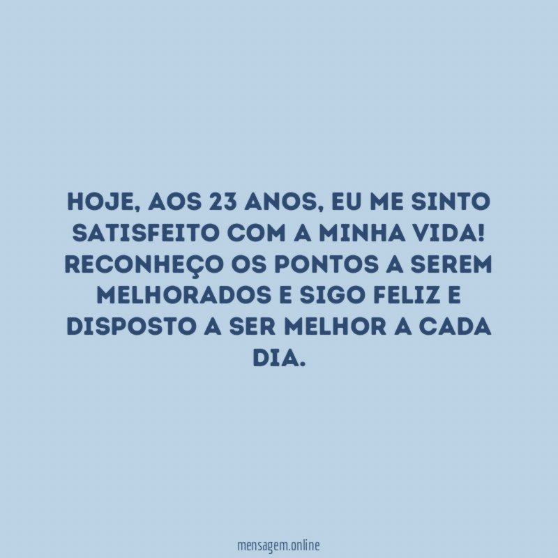 Satisfeito até aqui