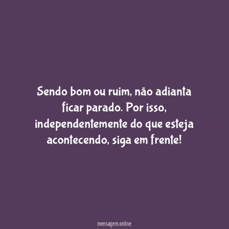 Siga em frente