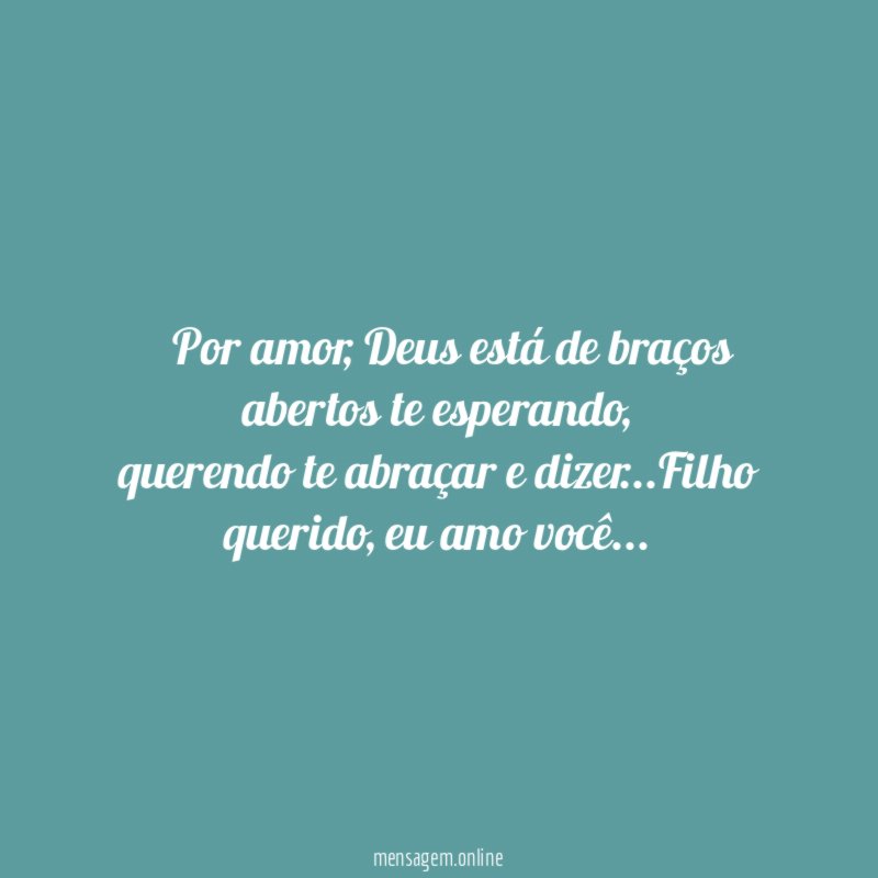 ” Por amor