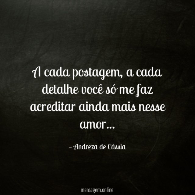 A cada postagem