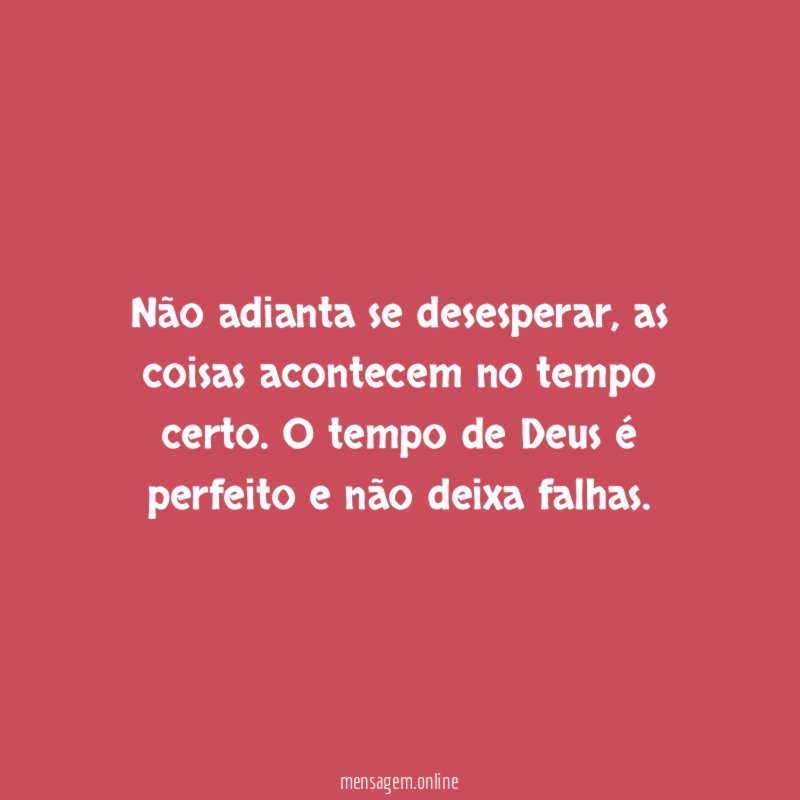 Tenha calma
