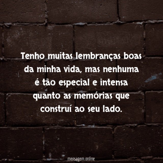 Só você