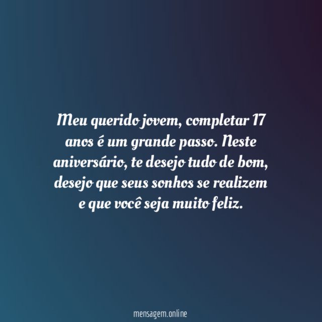 Parabéns pelo seu aniversário
