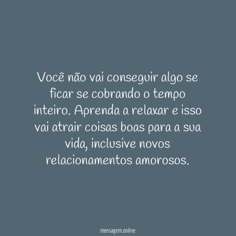 Aprenda a relaxar