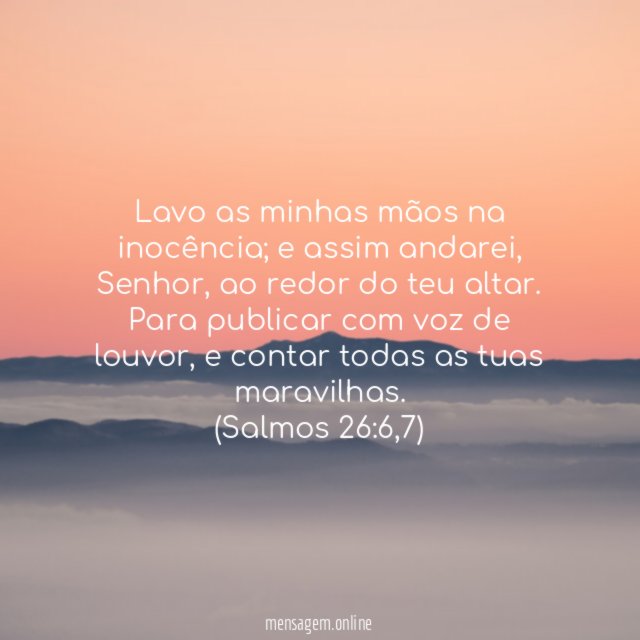 Lavo as minhas mãos na inocência