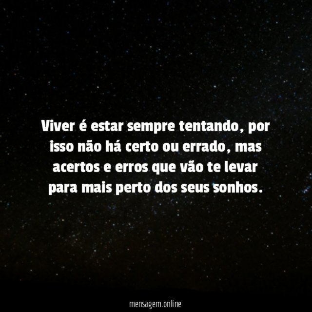 Viver é tentar