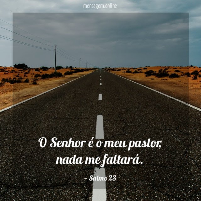 O Senhor é o meu pastor