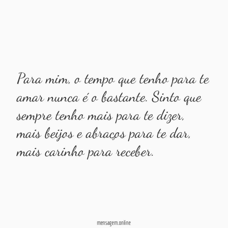 Nunca é o bastante