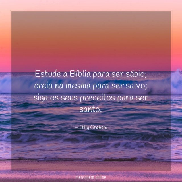 Estude a Bíblia para ser sábio