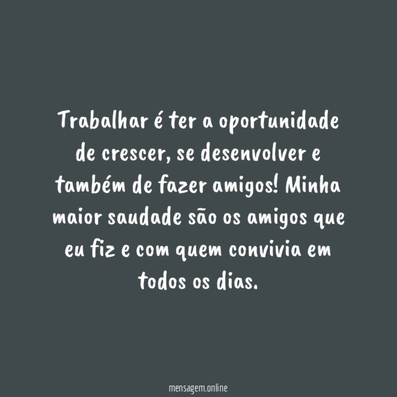 Trabalhar com amigos