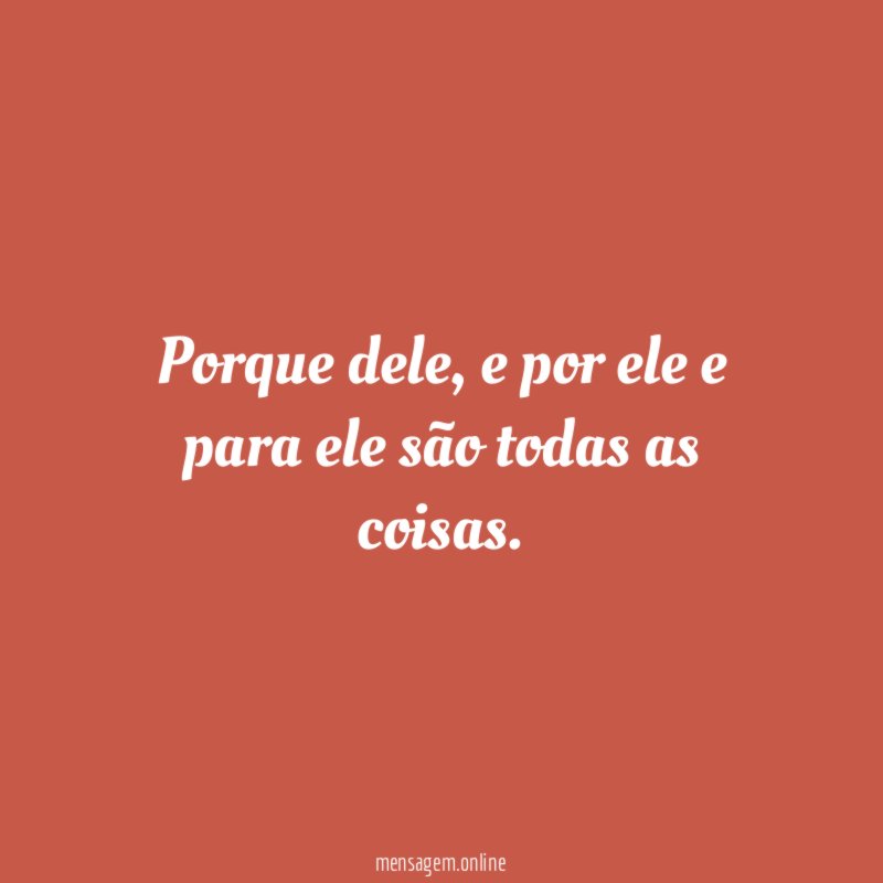 Porque dele