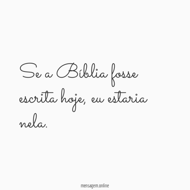 Se a Bíblia fosse escrita hoje